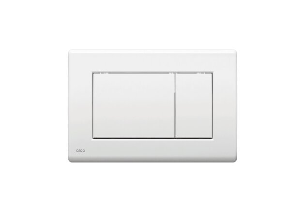 WC tlačítko Alcadrain Basic 2, bílá lesk, M270