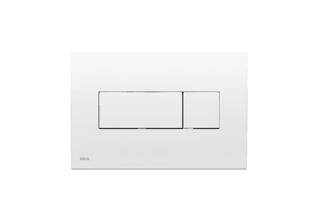 WC tlačítko Alcadrain Basic 3, bílá lesk, M370