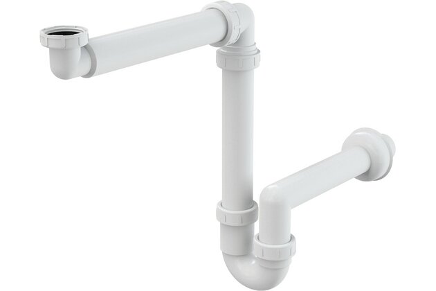 Sifon umyvadlový prostorově úsporný Alcadrain s převlečenou maticí 5/4 A434