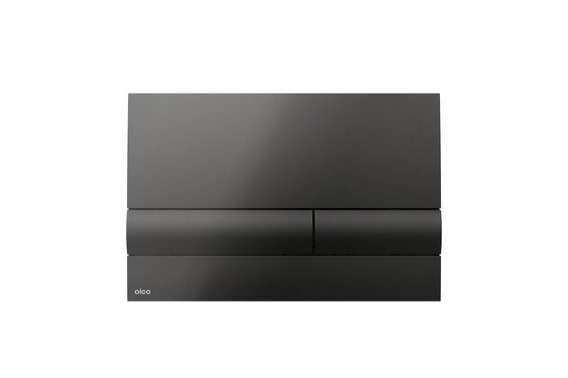 WC tlačítko Alcadrain Basic 17, černá lesk, M1718