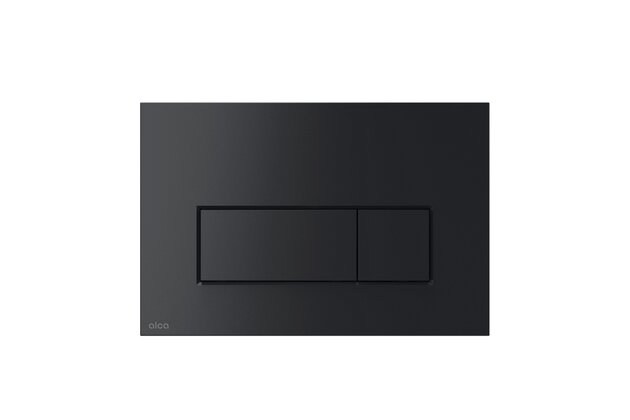 WC tlačítko Alcadrain Thin 5, černá mat, M578