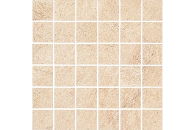 Mozaika Cersanit Karoo beige struktura mat rektifikovaná 30x30 OD193-008