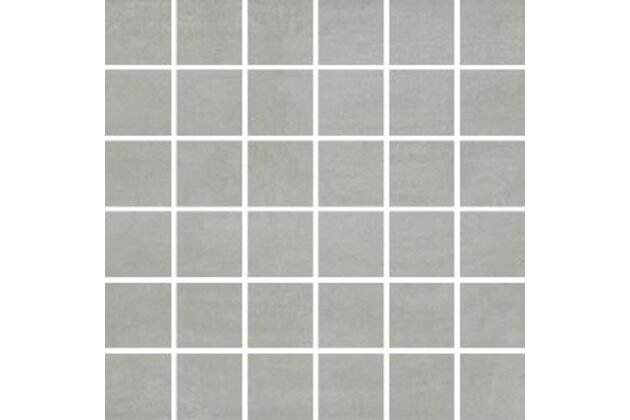 Mozaika Cersanit Concrete Flower dark grey mat rektifikovaná 30x30 ND008-003