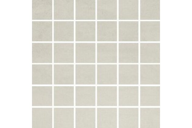 Mozaika Cersanit Concrete Flower light grey mat rektifikovaná 30x30 ND008-004