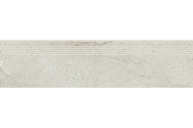 Schodovka Cersanit Newstone white mat rektifikovaná 30x120 OD663-065