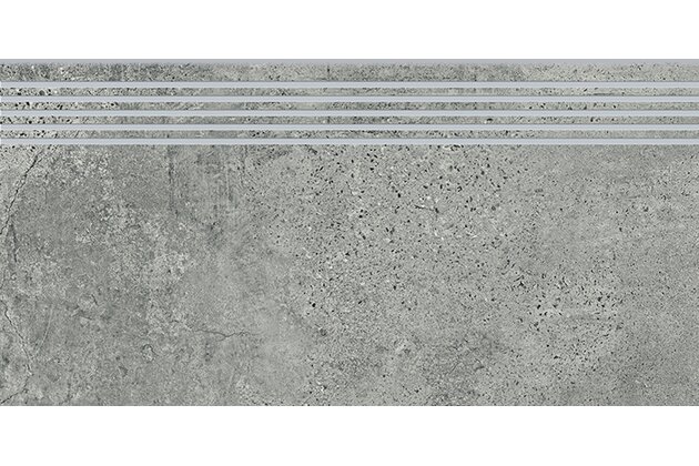 Schodovka Cersanit Newstone grey mat rektifikovaná 30x60 OD663-073
