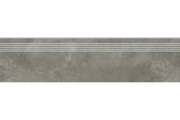 Schodovka Cersanit Quenos grey mat rektifikovaná 30x120 OD661-078