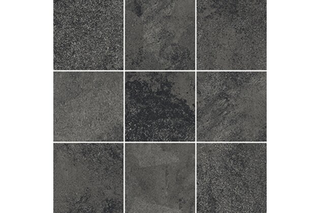 Mozaika Cersanit Quenos graphite bs mat rektifikovaná 30x30 OD661-085