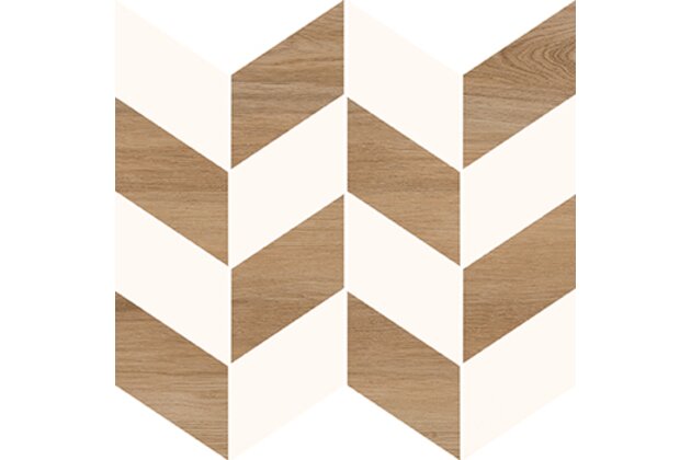 Mozaika Cersanit Love You Navy white full pololesk rektifikovaná 29x29 ND1034-003