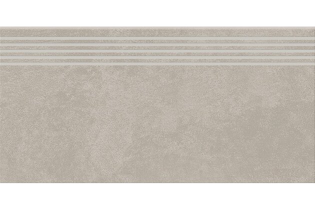 Schodovka Cersanit Ares light grey mat rektifikovaná 30x60 OD708-021