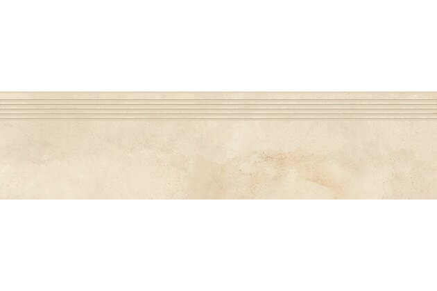 Schodovka Cersanit Quenos beige mat rektifikovaná 30x120 OD661-138
