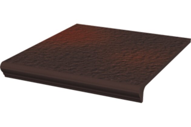 Schodovka rohová Paradyz Cloud brown kapinos struktura mat 33x33