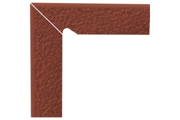 Sokl Paradyz Natural rosa 2 prvky levý struktura mat 8x30