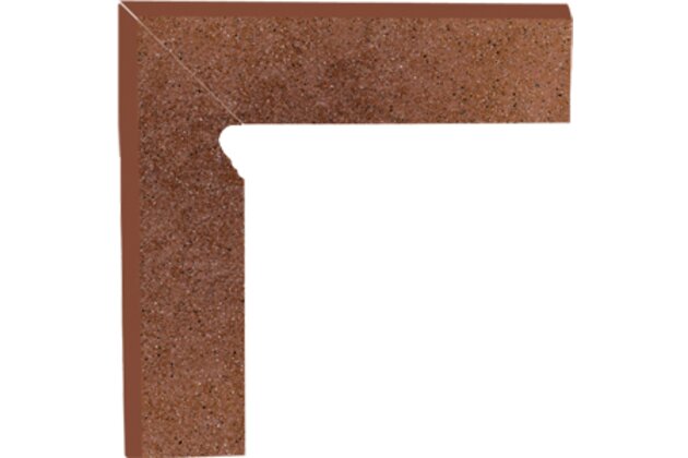 Sokl Paradyz Taurus brown 2 prvky levý mat 8x30