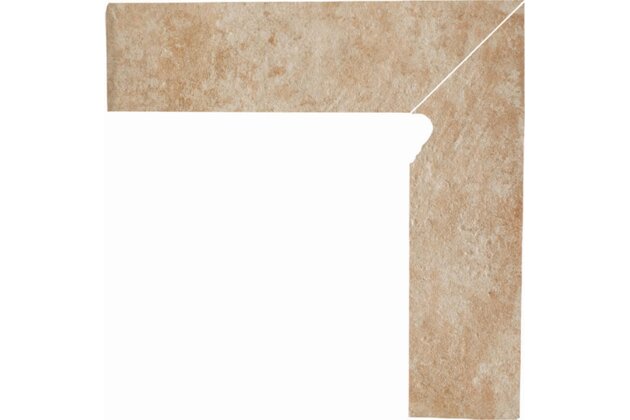 Sokl Paradyz Ilario beige 2 prvky pravý struktura mat 8x30