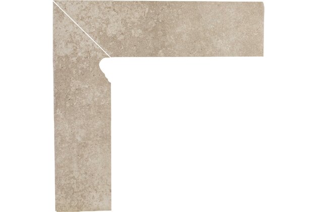 Sokl Paradyz Viano beige 2 prvky levý struktura mat 8x30