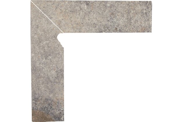 Sokl Paradyz Viano grys 2 prvky levý struktura mat 8x30