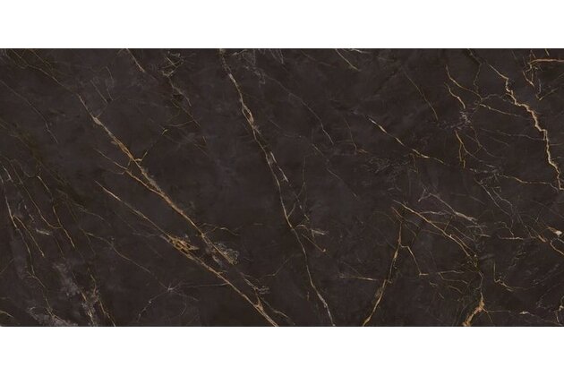 Dlažba Paradyz Carrastone black mat rektifikovaná 60x120