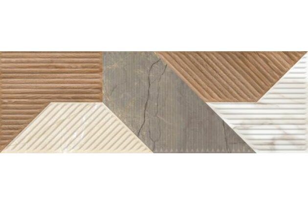 Dekor Paradyz Blend mix struktura lesk rektifikovaný 30x90