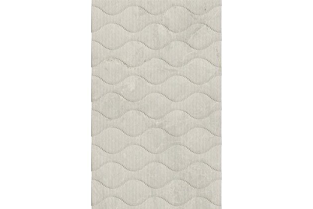 Dekor Paradyz Gemastone light grey lesk 25x40