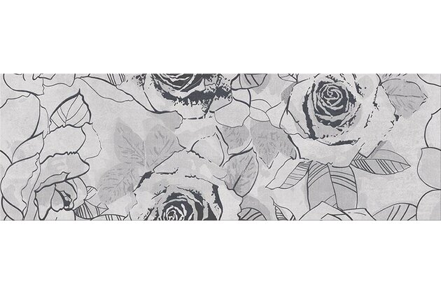 Dekor Cersanit Snowdrops flower mat 20x60 WD477-006