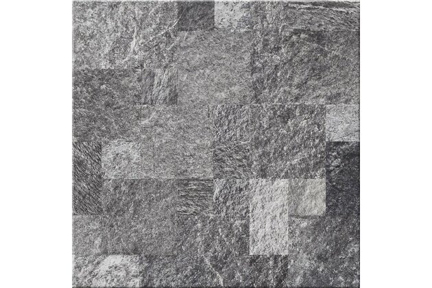 Dlažba Cersanit Purito G409 grey struktura mat 42x42 W459-002-1