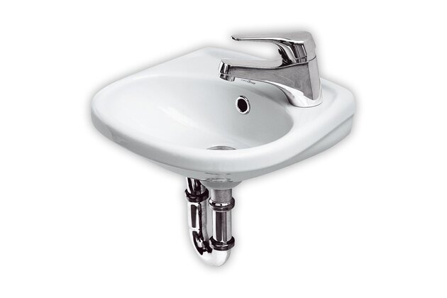 Umyvadlo Cersanit Eko2000 35, s otvorem vpravo, s přepadem, bílá, K07-002-P