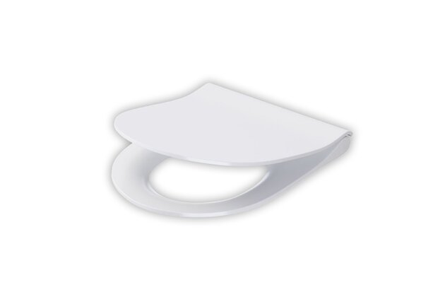Sedátko Cersanit City bílé oválné slim duroplast softclose easy off, K98-0146