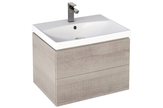 City skříňka pod umyvadlo 60 grey oak S584-004