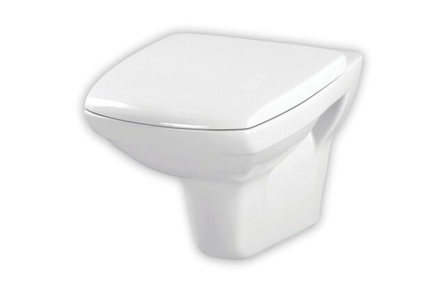 WC mísa Cersanit Carina závěsná bílá new clean bez sedátka, K31-046