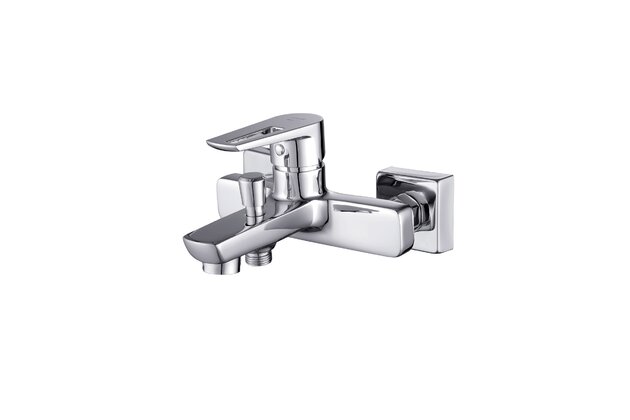 Baterie Cersanit Mille vanová sprchová nástěnná, bez příslušenství, chrom, S951-006