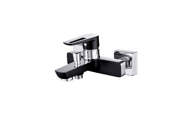 Baterie Cersanit Mille vanová sprchová nástěnná, bez příslušenství, černá, S951-009