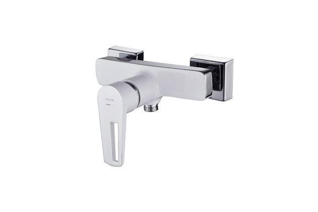 Baterie Cersanit Mille sprchová nástěnná, bez příslušenství, bílá / chrom, S951-033