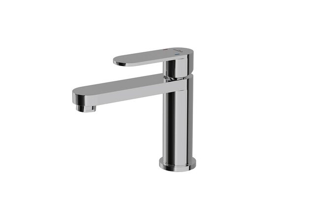 Baterie Cersanit Elio umyvadlová stojánková s otvorem, s příslušenstvím, s výpustí, chrom, S951-046