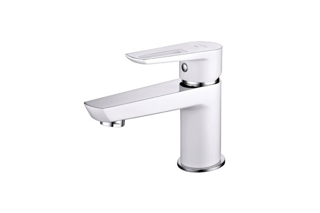 Baterie Cersanit Mille umyvadlová stojánková, s příslušenstvím, s výpustí, bílá, S951-047