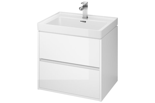 Nábytkový set Cersanit Crea 60, skříňka 60 pod umyvadlo bílá, umyvadlo Crea 60 nábytkové bílé
