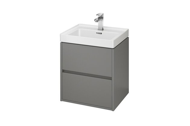 Skříňka Cersanit Crea 50 pod umyvadlo šedá matná, S924-015