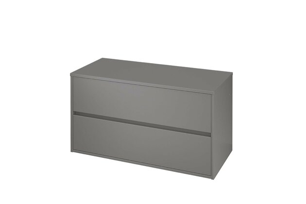 Skříňka Cersanit Crea 100 s deskou šedá matná, S924-020