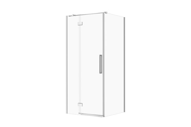 Sprchový kout Cersanit Crea 90x80x200 obdélníkový chrom s panty levý, set C89, S601-293