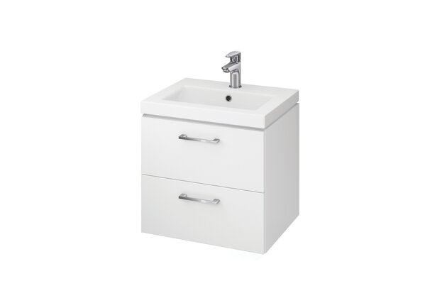 Skříňka Cersanit Lara 50 s umyvadlem Como bílá set 806 DSM, S801-146-DSM