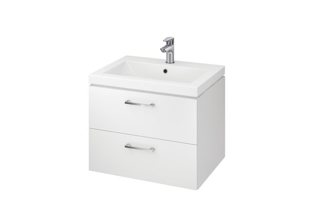 Skříňka Cersanit Lara 60 s umyvadlem Como bílá set 807 DSM, S801-147-DSM