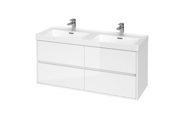 Nábytkový set Cersanit Crea 120, skříňka 120 pod umyvadlo bílá, umyvadlo Crea 120 nábytkové bílé