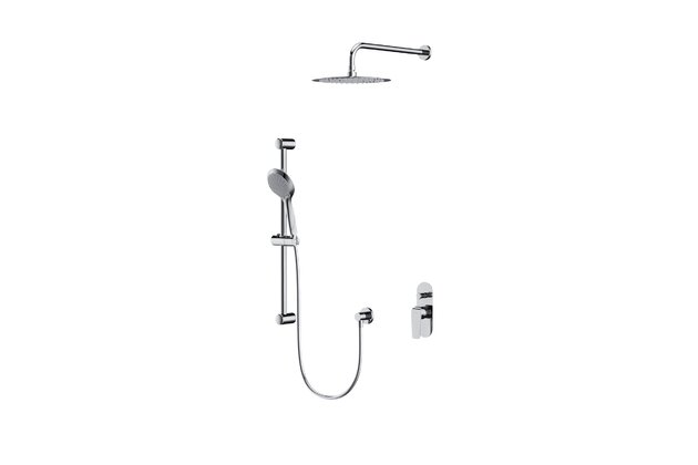 Baterie Cersanit City vanová sprchová podomítková chrom set B255, S952-014