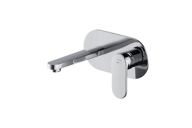 Baterie Cersanit Crea umyvadlová podomítková, s montážním tělesem, bez výpusti, chrom, S951-330