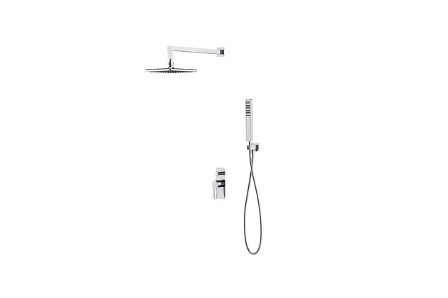 Sprchová souprava Cersanit Crea vanová, sprchová, podomítková, černá set B258, S952‑009