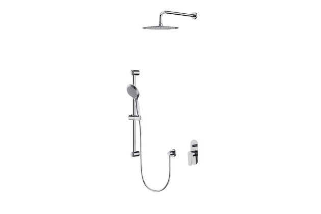 Sprchová souprava Cersanit Moduo vanová, sprchová, podomítková, chrom set B256, S952‑011