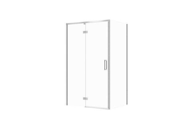Sprchový kout Cersanit Larga 120x90x195 obdélníkový chrom s panty levý, set C120, S601-320
