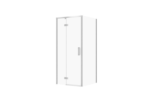 Sprchový kout Cersanit Larga 90x80x195 obdélníkový chrom s panty levý, set C102, S601-290