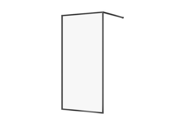 Sprchový kout Cersanit Larga walk-in100x200 černý, S932-139