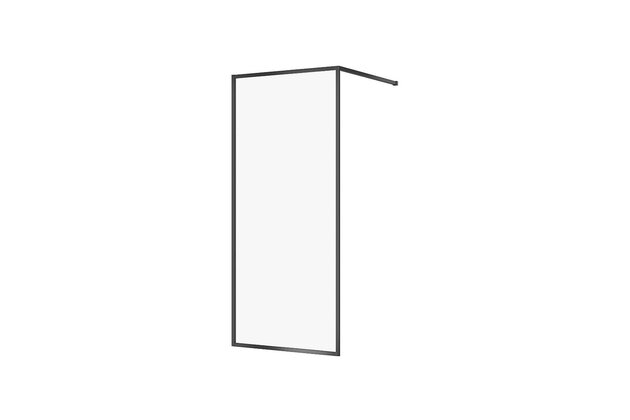 Sprchový kout Cersanit Larga walk-in 90x200 černý, S932-138